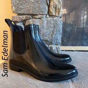 Sam Edelman Black rain boots